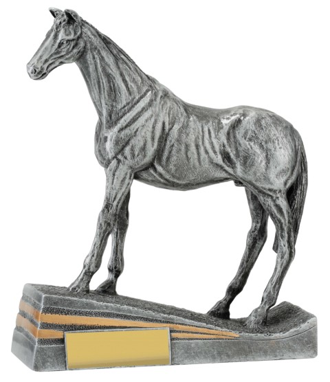 Silver Standing Horse 185mm