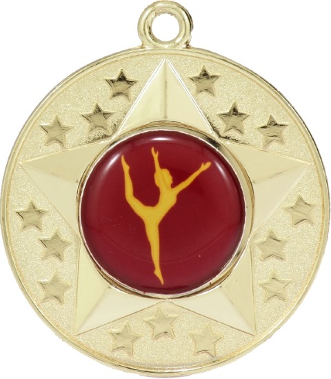 Stars Medal Dance Gold