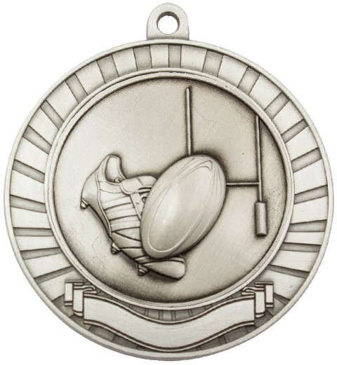 Eco Scroll Rugby Silver