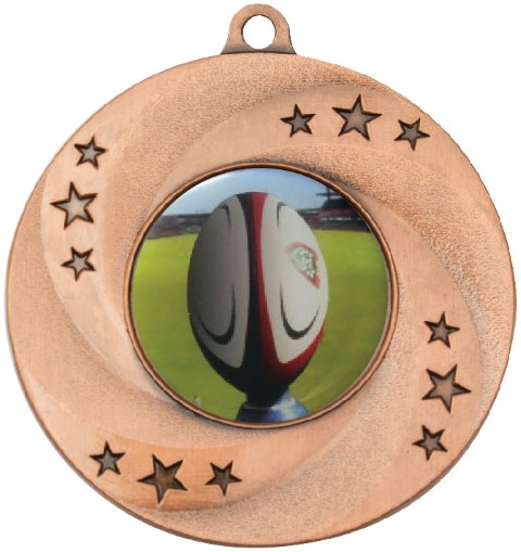 Astral Medal Rugby Bronze