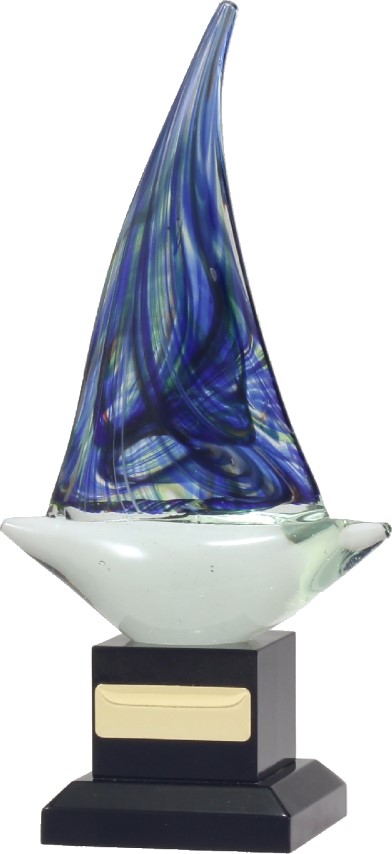 Art Glass Sailing 245mm
