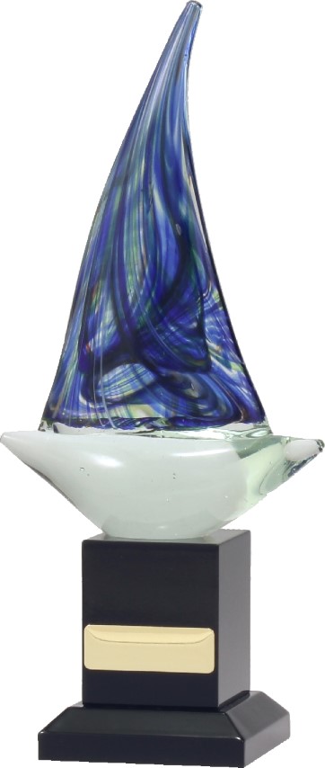 Art Glass Sailing 265mm