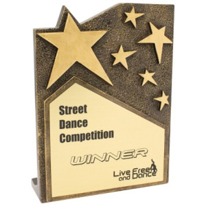 Star Cross Gold Plaque