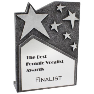 Star Cross Silver Plaque