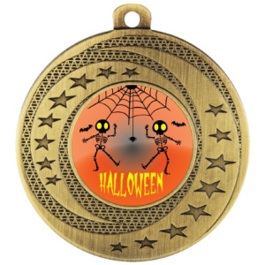 Medal - Halloween Skeletons
