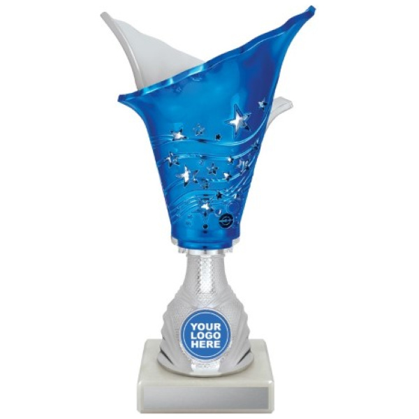 Fire Cup - Silver / Blue