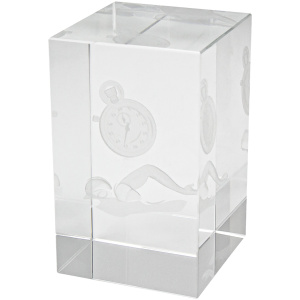 Swim Crystal Block Award