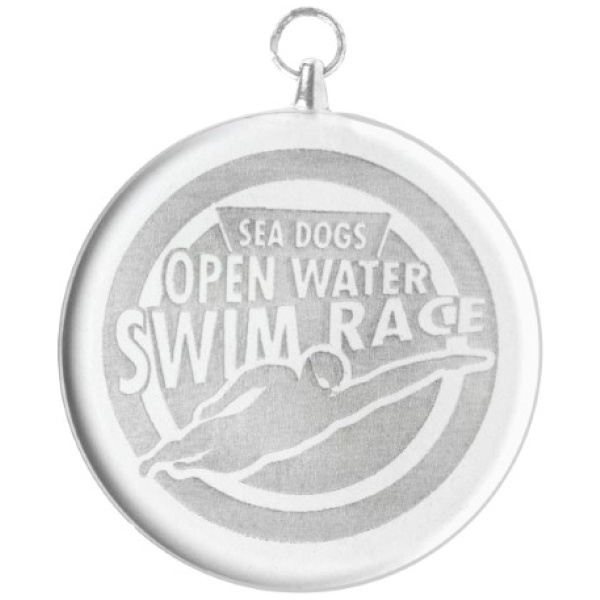 Glass Medal - Round