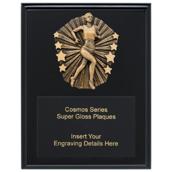 Cosmos Super Plaque - Female Running