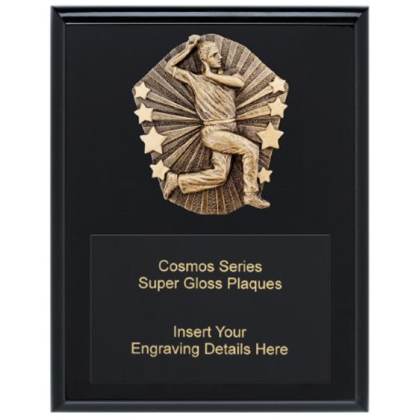 Cosmos Super Plaque - Male Bowler