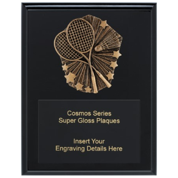 Cosmos Super Plaque - Badminton