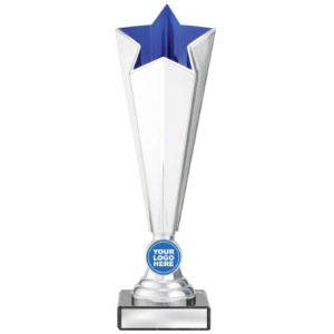 Mega Star Logo - Blue