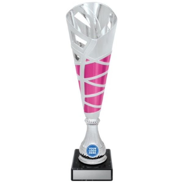 Hex Cup - Silver / Pink