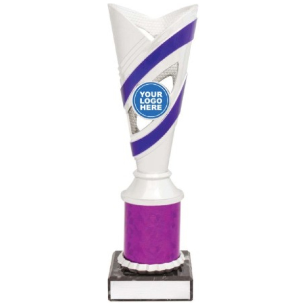 Curve Cups - Silver / Purple