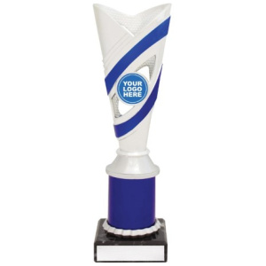 Curve Cups - Silver / Blue