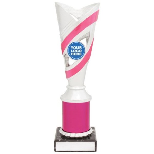 Curve Cups - Silver / Pink