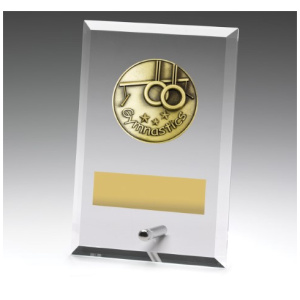 Glass Plaques - Gymnastics