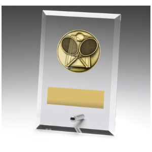Glass Plaques - Tennis