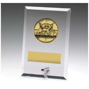 Glass Plaques - Go Kart
