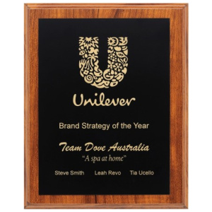Engraved Plaques - Black / Gold