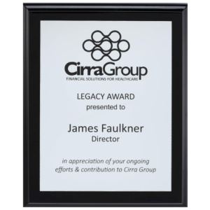 Engraved Plaques - Brushed Silver