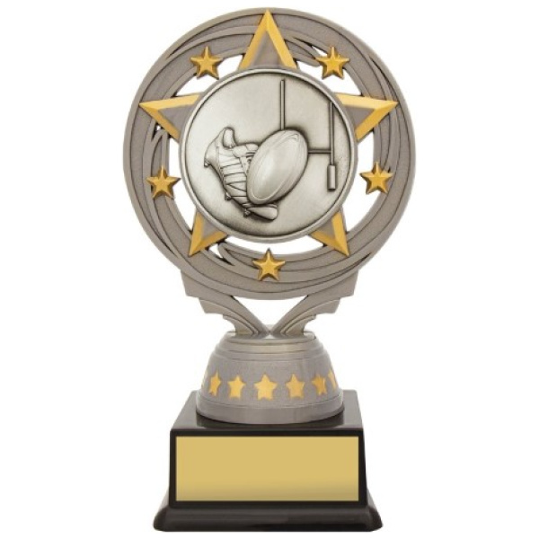 Silver Rugby Torch