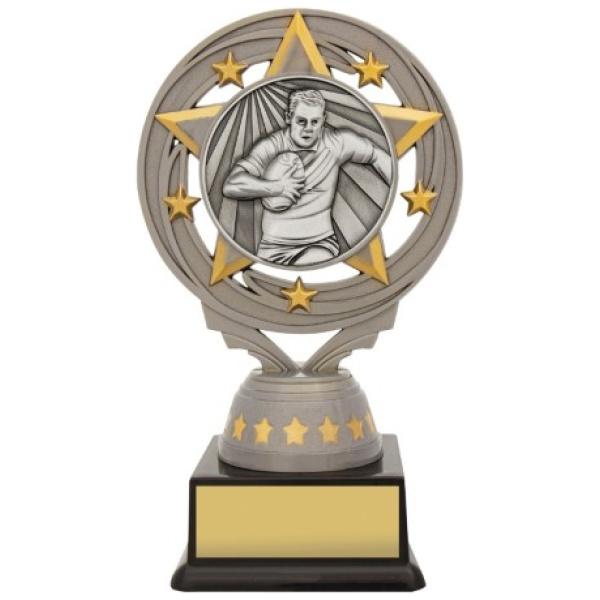 Silver Male Rugby Torch