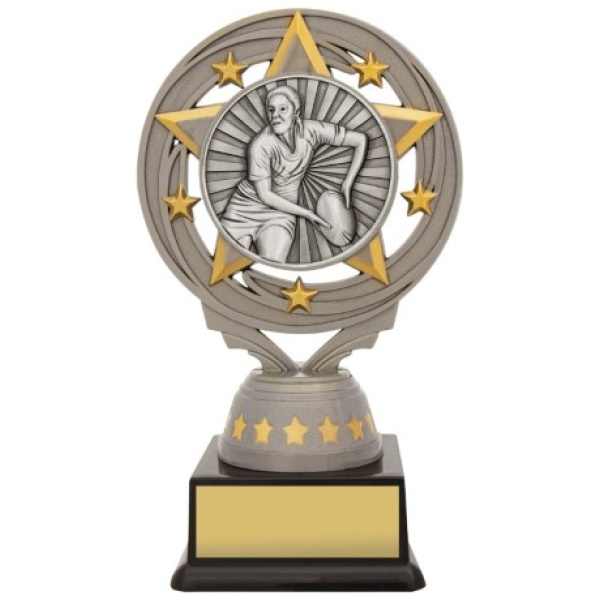 Silver Female Rugby Torch