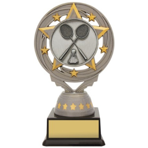 Silver Badminton Torch