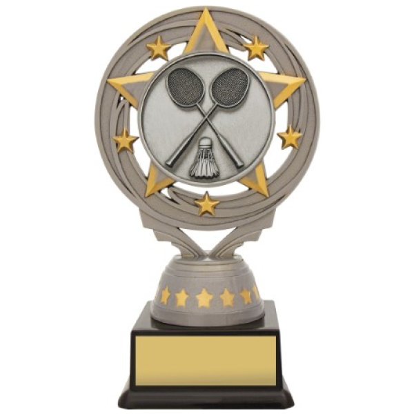 Silver Badminton Torch