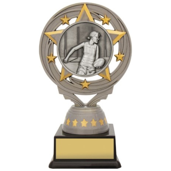 Silver Female Footy Torch