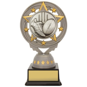 Silver Aussie Rules Torch