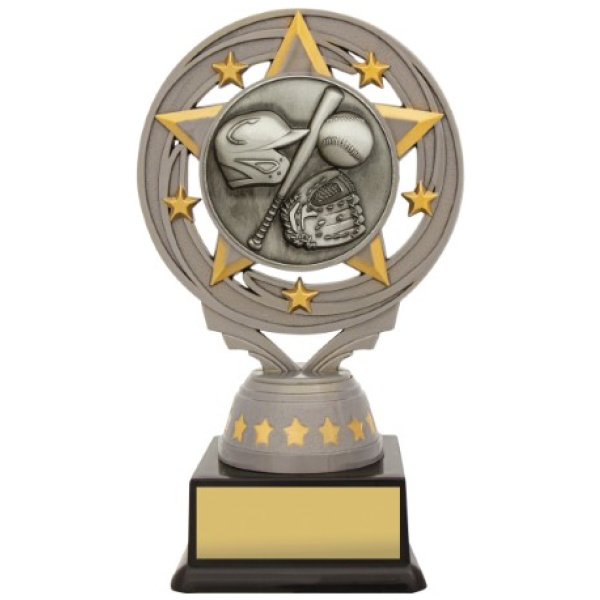 Silver Baseball Torch