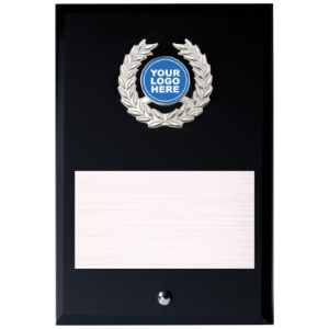 Black Glass Plaque