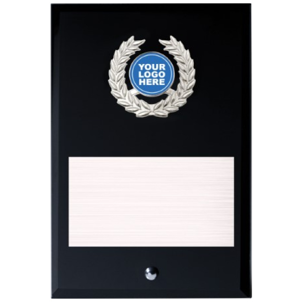 Black Glass Plaque