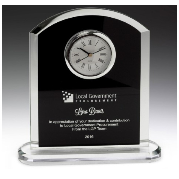 Pax Glass Clock