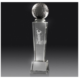 Golf Crystal Hologram Tower