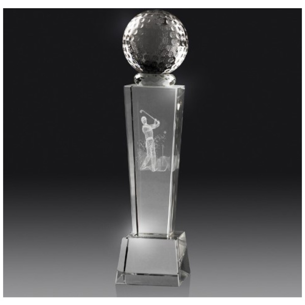 Golf Crystal Hologram Tower