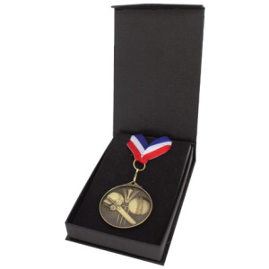 Flip-Top Box - Ribbon & Medal
