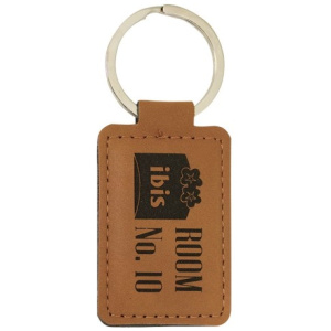 Leatherette Keychain - Rawhide