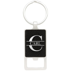 Black Keychain - Bottle Opener
