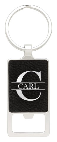 Black Keychain - Bottle Opener