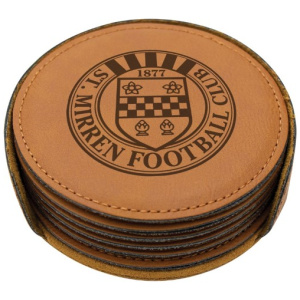 Rawhide Circle Coaster Set