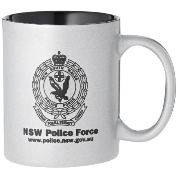 Silver Coffee Mug