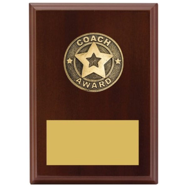 Coach Award Plaque