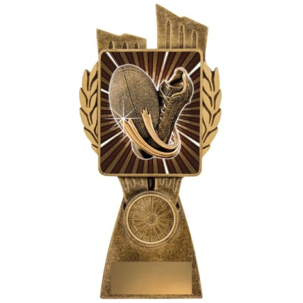 Antique Gold Lynx - Rugby Theme