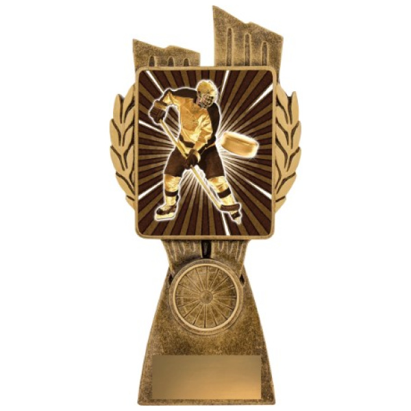 Antique Gold Lynx - Ice Hockey