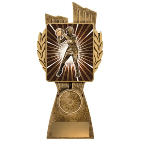 Antique Gold Lynx - Netball Player