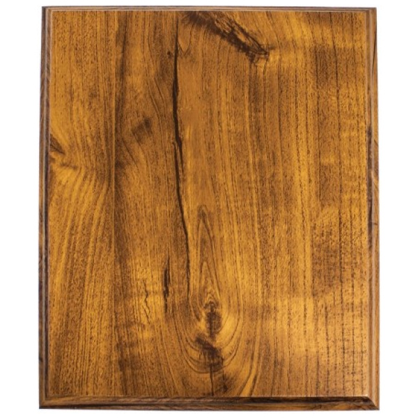 Budget Plaque - Light Walnut