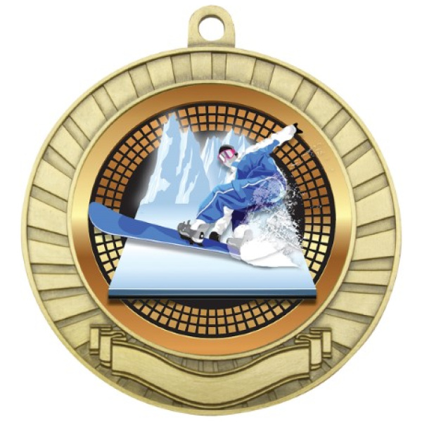 Eco Scroll - Snowboarding